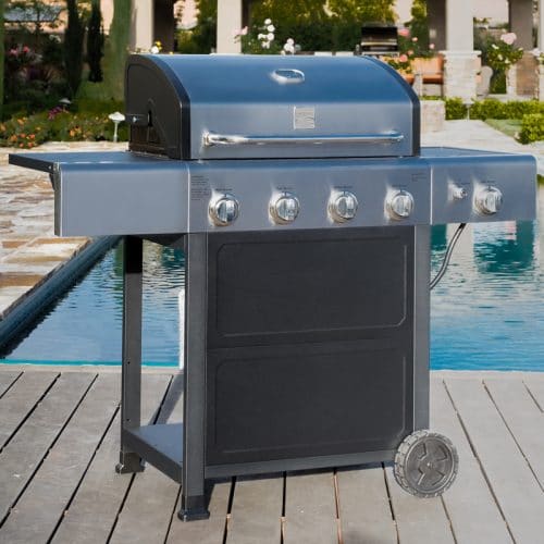 גריל גז 4 מבערים כסוף/שחור Kenmore PG-40406S0L